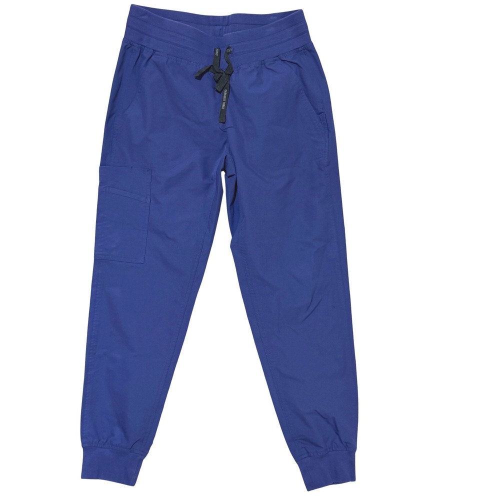 Carhartt Scrub Joggers Womens Petite S Blue Polyester Force Cargo Pants C51113